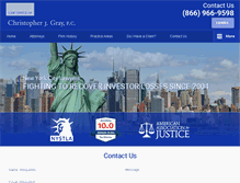 Tablet Screenshot of investorlawyers.net